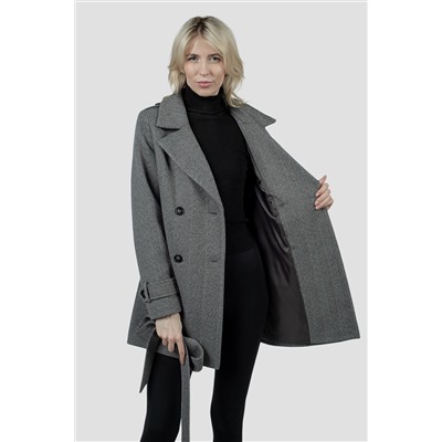 01-12248 Пальто женское демисезонное (пояс)