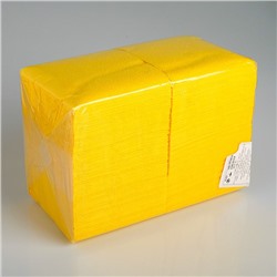 Салфетки бумажные жёлтые Big Pack, 24×24 см, 350 шт.