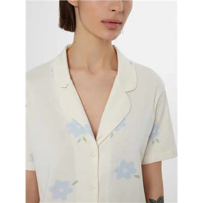 КОМПЛЕКТ ЖЕНСКИЙ (РУБАШКА, ШОРТЫ) 592553