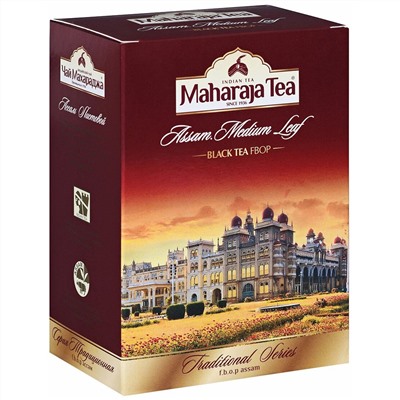 Maharaja Tea Assam Medium Leaf / Чай Ассам Средний Лист 250 г