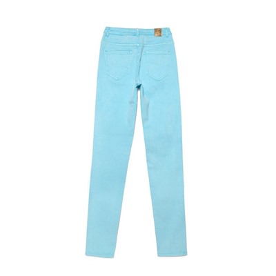 Джинсы CONTE Цветные джинсы skinny с высокой посадкой и эффектом варки CON-219 Lycra
