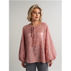 Блуза Воздушная мелодия (пудра) Б15139-7М