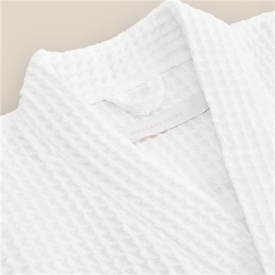 Халат вафельный детский SL HOME: Kids «Блан де Блан», размер 36, 100% хлопок, 280 г/м²