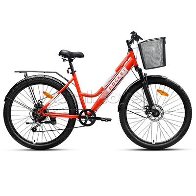 Велосипед 26" Rocket lady Steel 26, цвет красный, размер 17"