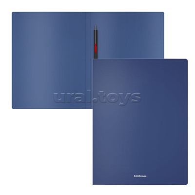 Папка-скоросшиватель пластиковая с пружинным механизмом Matt Classic, A4, ассорти