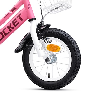 Велосипед 12" Rocket Basic, цвет розовый