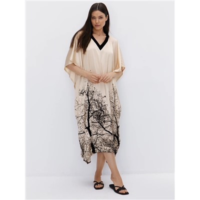 Omsa Платье OmD 0522D SAKURA Платье-туника принт. жен. (длинная свободного силуэта), PL