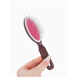 Расчёска массажная, 4×17 см, МИКС