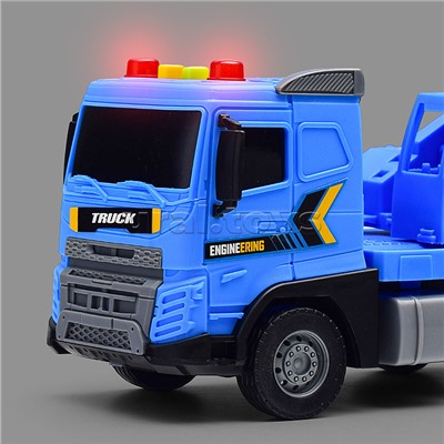 Машина "Кран" 1:20 (свет, звук) в коробке