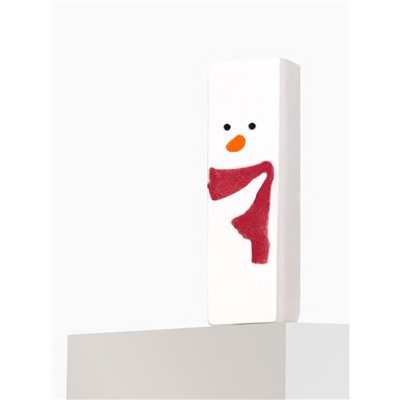 Бомбочка для ванны прямоугольная «Снеговик», 70 г, URAL LAB