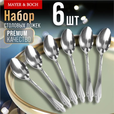 9-31518 Ложки столовые 6шт нерж/ст MB 80)