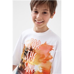 Фуфайка трикотажная для мальчиков (футболка) PLAYTODAY, 1242308