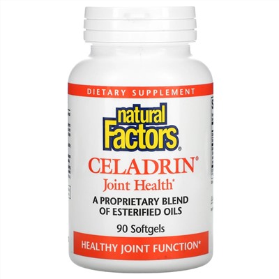 Natural Factors, Celadrin, для здоровья суставов, 90 капсул