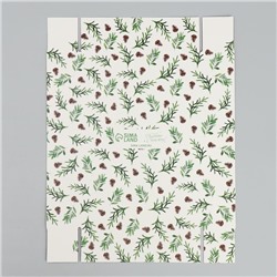 Коробка для макарун «Волшебного Нового года!», тиснение на крышке, 18×12×3.5 см