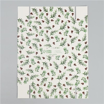 Коробка для макарун «Волшебного Нового года!», тиснение на крышке, 18×12×3.5 см