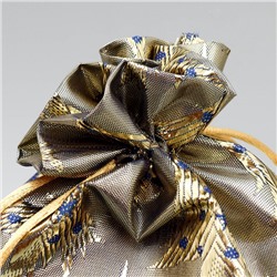 Мешочек подарочный парча «Новогодняя ночь», 16×24 см ± 1.5 см