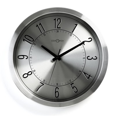 УЦЕНКА Часы настенные интерьерные «Соломон», плавный ход, d=35 см