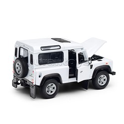 Машинка 1:24 Land Rover Defender I, белый
