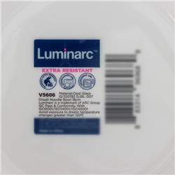 Салатники Luminarc Everyday, 1 л, d=18 см, набор 6 шт., стеклокерамика, белые