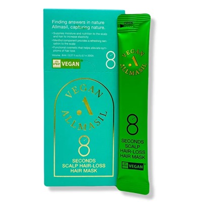 AllMasil Маска против выпадения волос (пробник) Vegan 8 Seconds Scalp Hair-Loss Mask