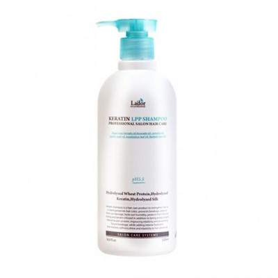 Lador Безсульфатный шампунь с кератином 530мл Keratin LPP Shampoo