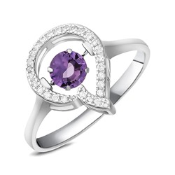 Кольцо, куб.циркон., BY-3178