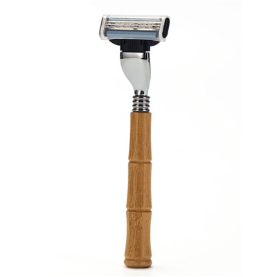 Бамбуковая бритва совместима с Gillette Mach=3
