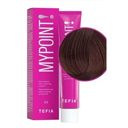 TEFIA Mypoint 7.41 Перманентная крем-краска для волос / Блондин медно-пепельный, 60 мл KRISTALLER, 1123803