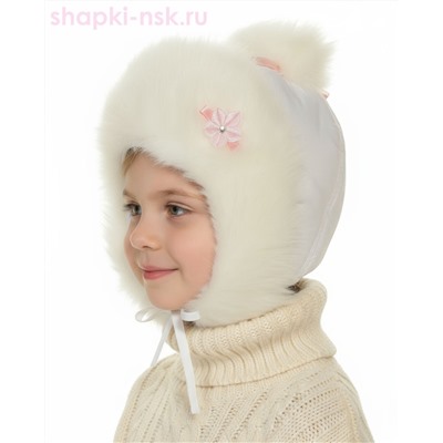 244-З Шалунья Ушанка для девочки (48-50)