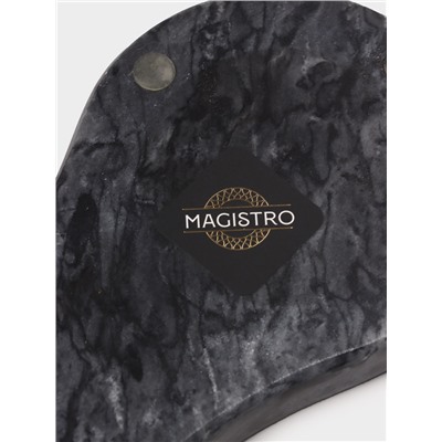 Подставка под ложку Magistro Marble, мрамор, чёрная