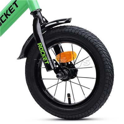 Велосипед 12" Rocket Juster, цвет зеленый