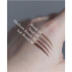 Карандаш механический для бровей BROW WOW 02 Tаupe Серо-Коричн