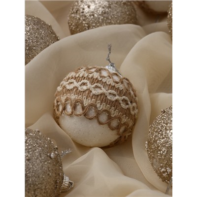 Ёлочные игрушки «Орсон», шары новогодние, d=6 см, 12 шт., галант