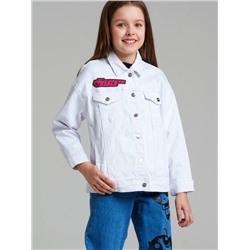 Куртка текстильная джинсовая для девочек