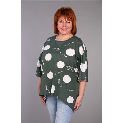 Футболка "Скалли" (Темный хаки)