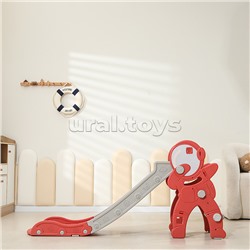 Горка детская "Астронавт" (цвет красный)