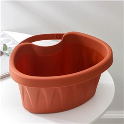 Кашпо для цветов на водосточную трубу IDEA «Алиция», 3.5 л, пластик, коричневый