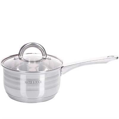 28821 Ковш с крышкой 2 л нерж  MB (х12)