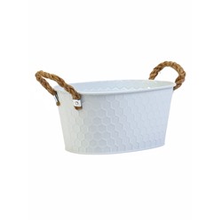 Кашпо «Финелла», 20×14×10 см, белое