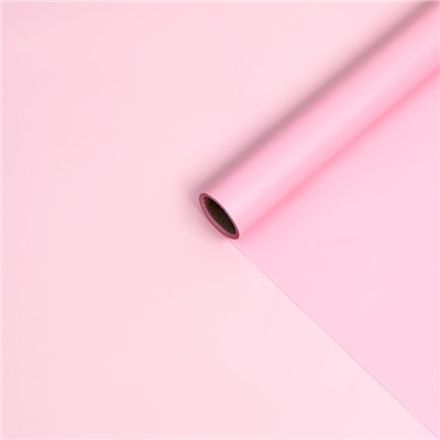 Пленка для цветов и букетов, матовая, пудра светлая, 0.57×10 м ±1 см