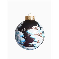 Набор из 4-х ёлочных шаров d=10 см «Зимний сон»