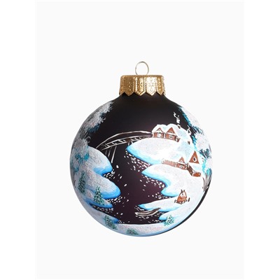 Набор из 4-х ёлочных шаров d=10 см «Зимний сон»