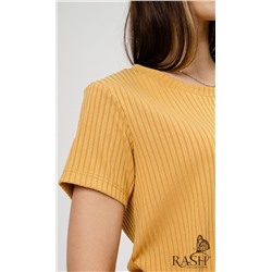 Футболка "Лапша" шафран