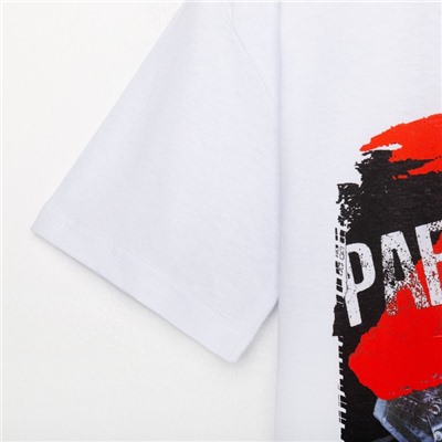 Футболка «Работайте братья», с символикой Z, размер 54, цвет белый