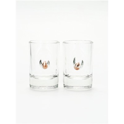 Подарочный набор «Настоящий мужик», стопки непробиваемые с пулей 2 шт.×50 мл, фляжка 240 мл.