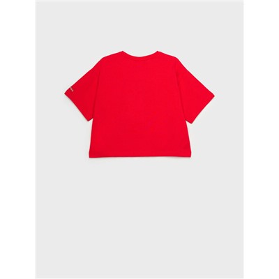 Фуфайка трикотажная для девочек (футболка)