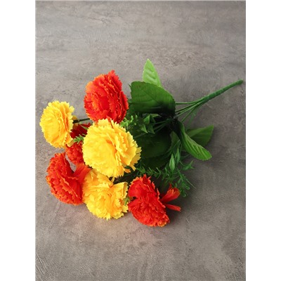 Цветок искусственный 32 см / 149NA-31 /уп 2/300/1200/ (Желто-оранжевый)