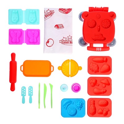 Уценка Набор для игры с пластилином «Моя кухня», 54 предмета, 24 банки