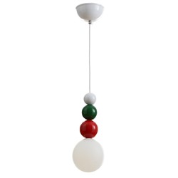 Светильник «Луиджи» LED 7 Вт 3000-6000К белый-зеленый-красный 12×12×28-128 см