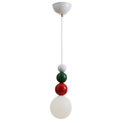 Светильник «Луиджи» LED 7 Вт 3000-6000К белый-зеленый-красный 12×12×28-128 см